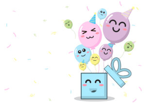 cartoon kawaii happy birthday