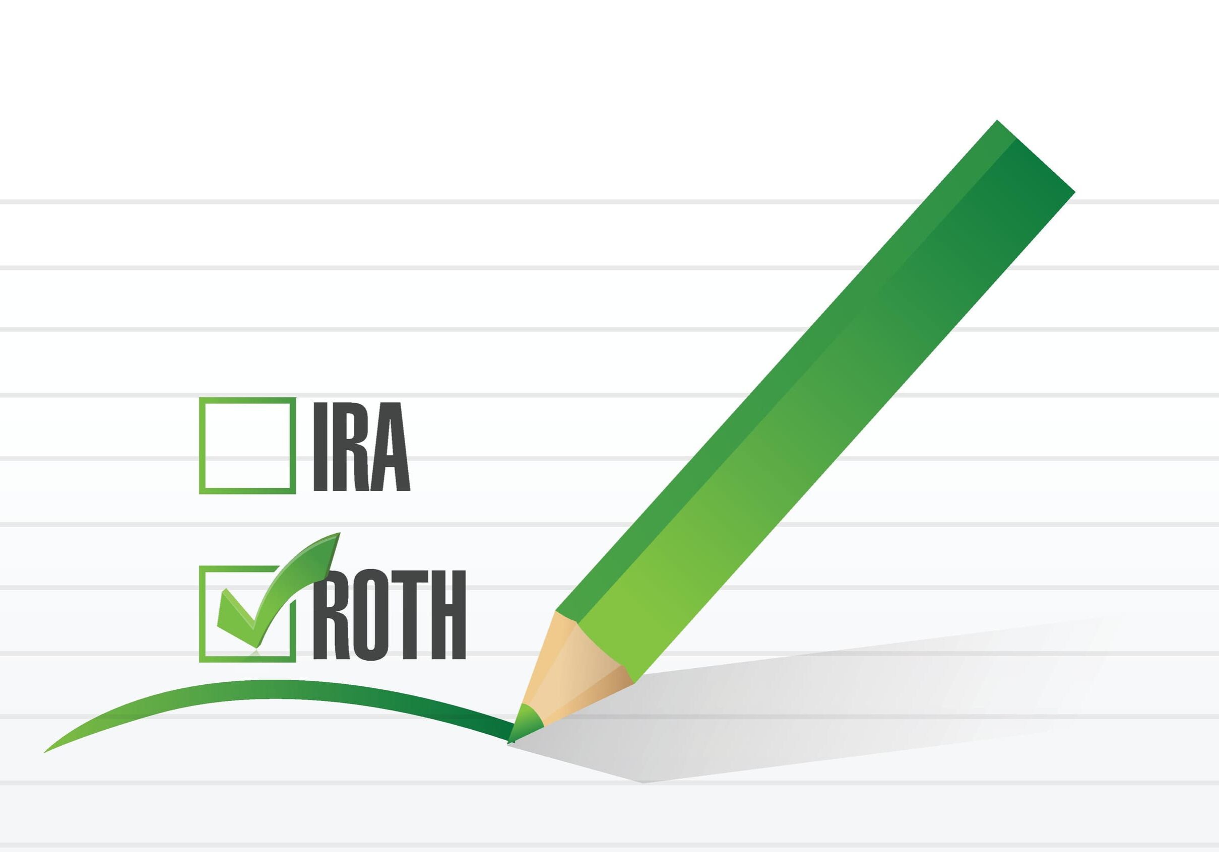 roth check list selection illustration roth check list selection illustration design over a white background